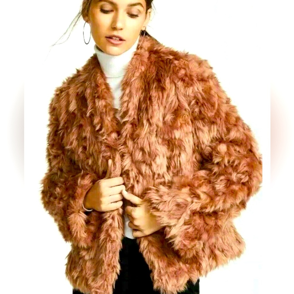NWT Vince Faux Fur Jacket